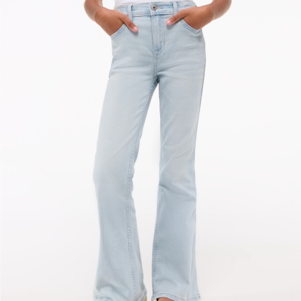 Abercrombie Kids Light Blue Flare Jeans
